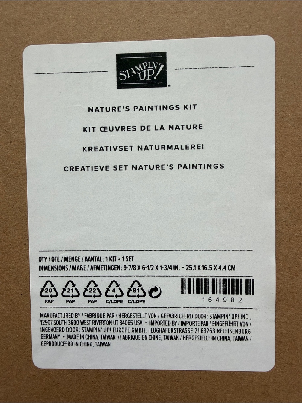 Retired Stampin' Up! Nature’s Painting Card Kit-NEW - Picture 3 of 6
